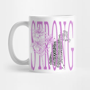 Flower and tigers Mug